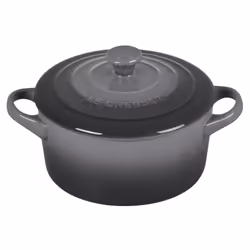 Le creuset Stoneware Mini Round cocotte, 14 oz, Oyster