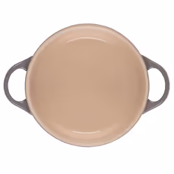 Le creuset Stoneware Mini Round cocotte, 14 oz, Oyster