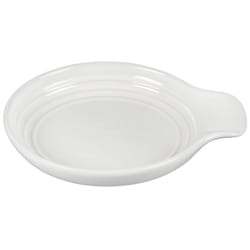 Le Creuset Signature Stoneware Spoon Rest  6 Inches  White