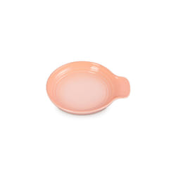 Le Creuset Stoneware Signature Round Spoon Rest  6in.  Peche