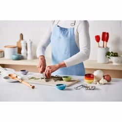 Le Creuset Stoneware Signature Round Spoon Rest  6in.  Peche