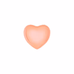 Le Creuset Stoneware Heart Shaped Spoon Rest 5 Peche