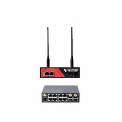 Opengear ACM7000, Black, Red, Rack mounting, SMA, 800 MHz, 256 MB, DDR3