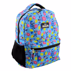 Disney Lilo and Stitch Girl's Boy's Adult's 16 Inch School Backpack Bag (One Size Blue)
