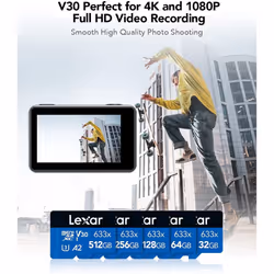 Lexar High-Performance 633x 512GB microSDXC UHS-I Card