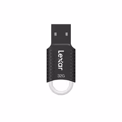 Lexar JumpDrive V40, 32 GB, USB Type-A, 2.0, Cap, 2.6 g, Black, White