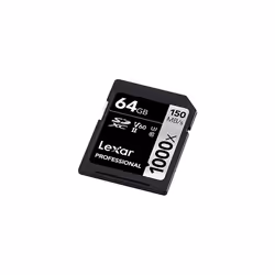 Lexar Professional 1000X 64GB (2-Pack) SDXC Uhs-II Cards