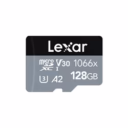 Lexar Professional 1066x, 128 GB, MicroSDXC, Class 10, UHS-I, 160 MB/s, 120 MB/s