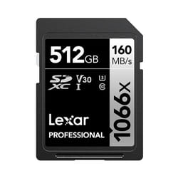 Lexar Professional 1066x 512 GB SDXC UHS-I Class 10