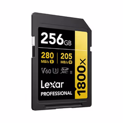 Lexar Professional 1800x 256 GB SDXC UHS-II Class 10