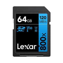 Lexar High-Performance 800x 64 GB SDXC UHS-I Class 10