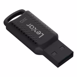 Lexar JumpDrive LJDV400032G-BNBNG, 32 GB, USB Type-A, 3.2 Gen 1 (3.1 Gen 1), 100 MB/s, Slide, Black
