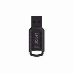 Lexar JumpDrive V400, 256 GB, USB Type-A, 3.2 Gen 1 (3.1 Gen 1), Capless, 3.6 g, Black