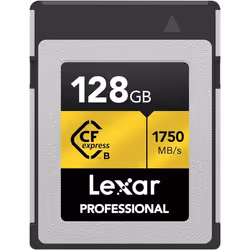 Lexar LCXEXPR128G-RNENG, 128 GB, CFexpress Type B, 1900 MB/s, 1500 MB/s, Silver