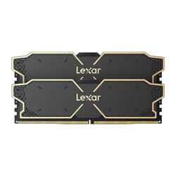 Lexar 32GB (2x16GB) THOR OC DDR5 RAM 6000MT/s CL32 1.35V Desktop Memory with Heatsink  AMD Expo and Intel XMP 3.0  Black (LD5U16G60C32LG-RUD