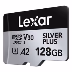 Lexar Professional SILVER PLUS 128 GB MicroSDXC UHS-I Class 3