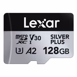 Lexar Professional SILVER PLUS 128 GB MicroSDXC UHS-I Class 3