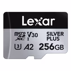 Lexar Professional SILVER PLUS 256 GB MicroSDXC UHS-I Class 3