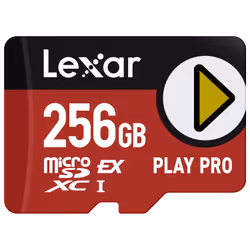 Lexar LMSXPS0256G-BNNNG, 256 GB, MicroSDXC, Class 3, UHS-I, 900 MB/s, 600 MB/s