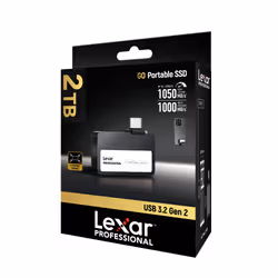 Lexar LSL400X002T-RNBNG external solid state drive 2 TB USB Type-C 3.2 Gen 2 (3.1 Gen 2) Black - Additional view 5