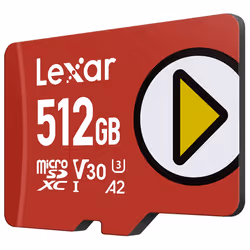 Lexar LMSPLAY512G-BNSNG memory card 512 GB MicroSDXC UHS-I Class 10