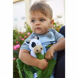 John Deere John Dere Baby Cuddle Blanket Farm Animal  Green  One Size