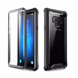 i-Blason Ares Galaxy Note9 Clear Case with Screen Protector, Cover, Samsung, Galaxy Note 9 (2018), 16.3 cm (6.4"), Black, Tra ...