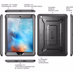 Supcase Unicorn Beetle PRO iPad Mini 5 Shockproof Rugged Case