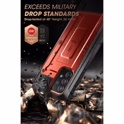 Supcase Unicorn Beetle PRO Galaxy A52 Rugged Holster Case-Metallic Red