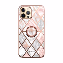 i-Blason Cosmo iPhone 13 Pro Max Snap Case, Marble Pink, Cover, Apple, iPhone 13 Pro Max 6.7 2021, 17 cm (6.7"), Pink