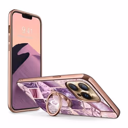 i-Blason Cosmo iPhone 13 Pro Max Snap Case, Marble Purple