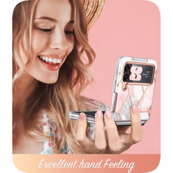 i-Blason Cosmo Galaxy Z Flip3 - Marble Pink