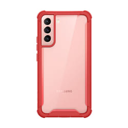 i-Blason Ares Clear Rugged Case - Red, for Samsung Galaxy S22
