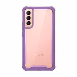 i-Blason Ares Clear Rugged Case - Purple, for Samsung Galaxy S22, Cover, Samsung, Galaxy-S22, 15.5 cm (6.1"), Transparent, Pu ...
