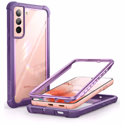 i-Blason Ares Clear Rugged Case - Purple, for Samsung Galaxy S22