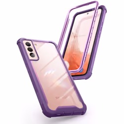 i-Blason Ares Clear Rugged Case - Purple, for Samsung Galaxy S22