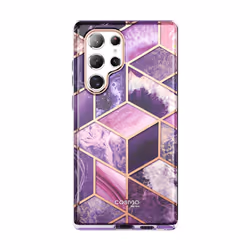 i-Blason Cosmo Case - Marble Purple, for Samsung Galaxy S22 Ultra, Cover, Samsung, Galaxy-S22Ultra, 17.3 cm (6.8"), Purple