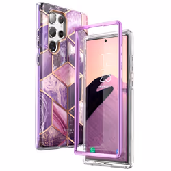 i-Blason Cosmo Case - Marble Purple, for Samsung Galaxy S22 Ultra