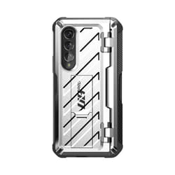 Supcase Unicorn Beetle PRO Galaxy Z Fold3 Rugged Case with S-Pen Holder-Silver