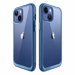 Supcase Unicorn Beetle Style iPhone 14 6.1 inch Slim Clear Case-Blue
