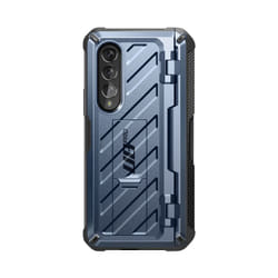 Supcase Unicorn Beetle PRO Galaxy Z Fold4 Rugged Case with S-Pen Holder-Metallic Blue