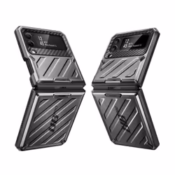 Supcase Unicorn Beetle PRO Galaxy Z Flip4 Rugged Case with Belt Clip-Black