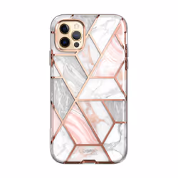 i-Blason Cosmo iPhone 14 Pro Case, 6.1", Marble Pink, Cover, Apple, iPhone 14 pro 6.1 2022, 15.5 cm (6.1"), Pink