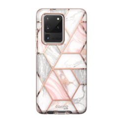 i-Blason Cosmo Case for Samsung Galaxy S20 Ultra 5g,[ ] Glitter Sparkle Stylish Bumper Protective Case Without Built-in Screen Protector for Galaxy S20 Ultra (2020 Release) (Marble)