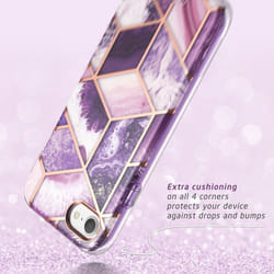 i-Blason Cosmo iPhone SE 2020 Case/iPhone 8 Case/iPhone 7 Case, Full-body [Built-in Screen Protector] [ ] Stylish Protective Bumper Case(Ameth)