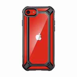 Supcase Unicorn Beetle Exo iPhone SE Clear Case-Black, Apple, iPhone7/8/SE2020, 11.9 cm (4.7"), Black