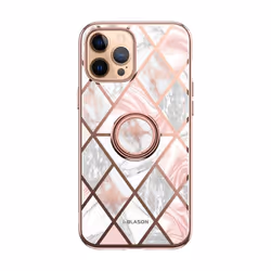 i-Blason Cosmo iPhone 12 Pro Max Snap Case-Marble Pink, Cover, Apple, iPhone 12 Max 6.7 2020, 17 cm (6.7"), Pink