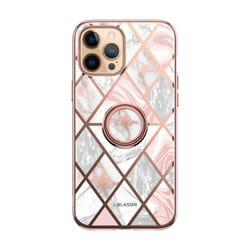 i-Blason Cosmo iPhone 12 Pro Max Snap Case-Marble Pink