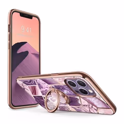 i-Blason Cosmo iPhone 12 Pro Snap Case-Marble Purple