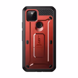Supcase Unicorn Beetle PRO Google Pixel 5 (2020) Rugged Holster Case-Metallic Red, Cover, Google, Pixel 5, 15.2 cm (6"), Red